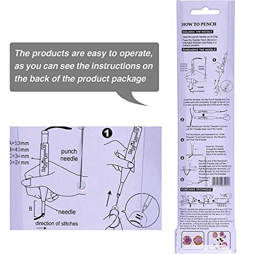 1 Pieza Aguja Punzonado Bordado, Bolígrafo Bordado Mágico, Bolígrafos Bordado Ajustables Para Coser, Bordado