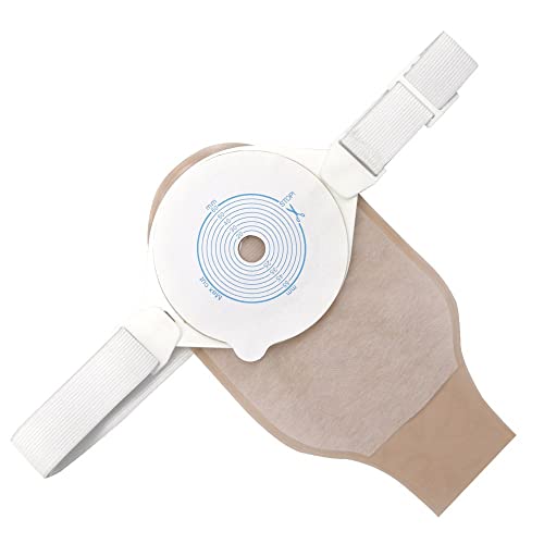 1 set Ostomy Fix Anillo y cinturón Colostomía Bolsa Herramienta de asistencia de la cintura adecuada 100 cm Diámetro del anillo de fijación de 8.5 cm Color blanco Estoma BANDER BANDA BANDA COLOSTOMY I