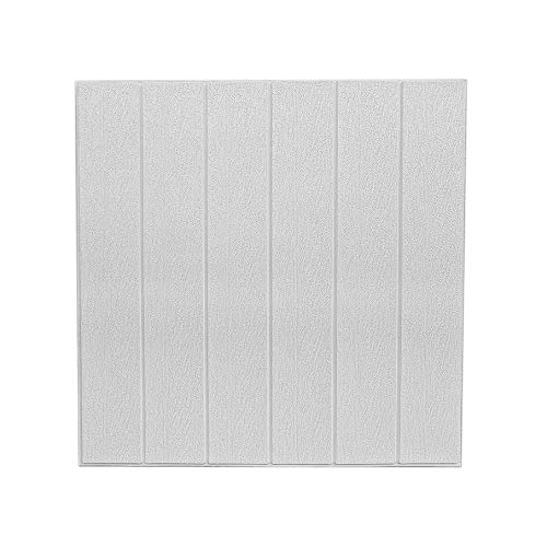 10 PCS 3D Paneles de la Pared,DIY Imitación Madera Grano Autoadhesivo Impermeable Papel Pintado 23.5inch*23.5inch