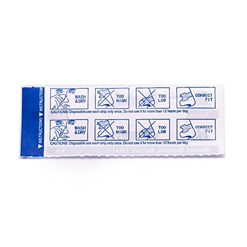 100 PCS MEJOR RESPIRA LAS TIRAS NASALES PARA REDUCIR LA PATOLOGÍA RESPIRATORIA DE SNORE PARA DORMIR MEJOR TOMAR MÁS AIRE | MEJORA DEL RENDIMIENTO DEPORTIVO (66*19 MM, 100 PCS)