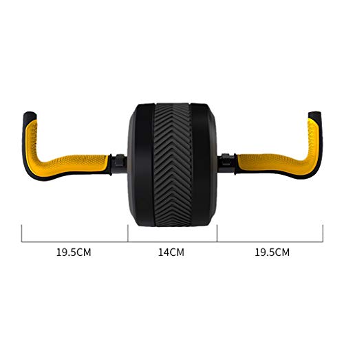 2-en-1 de múltiples funciones de la rueda abdominal, Fitness Ab Roller Wheel, Profesional de Grado y Hogar entrenamiento de la gimnasia abdominal Maquinaria en Abs ejercicio, pesas rusas cuerpo comple