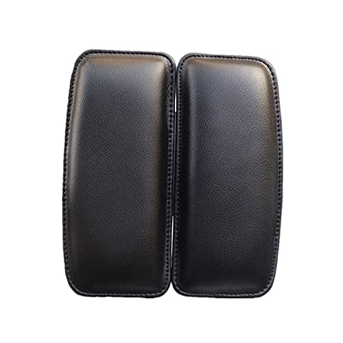 2 Piezas Apoyabrazos Coche, Almohadilla para Reposabrazos de Coche, Almohadilla de Reposabrazos Universal, para Interior de Coche, Rodilleras, Dispositivo de Protección Universal(Negro)