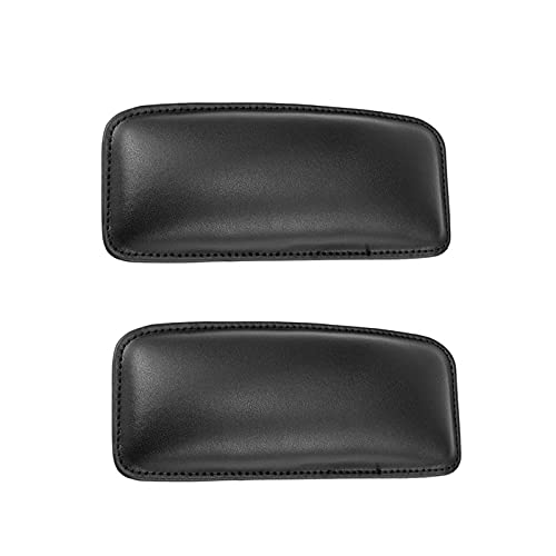 2 Piezas Apoyabrazos Coche, Almohadilla para Reposabrazos de Coche, Almohadilla de Reposabrazos Universal, para Interior de Coche, Rodilleras, Dispositivo de Protección Universal(Negro)