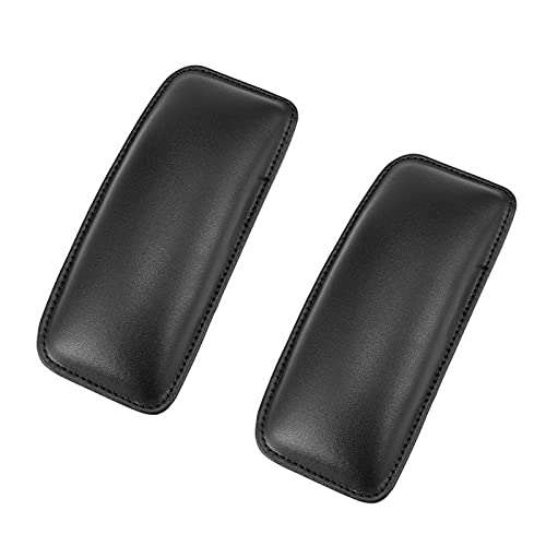 2 Piezas Apoyabrazos Coche, Almohadilla para Reposabrazos de Coche, Almohadilla de Reposabrazos Universal, para Interior de Coche, Rodilleras, Dispositivo de Protección Universal(Negro)