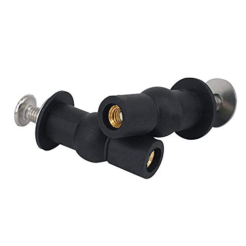 2 piezas Asientos WC Bisagra Accesorios Fijación Bisagra Asiento Tornillos Apto Para Todos Los Baños (18mm)