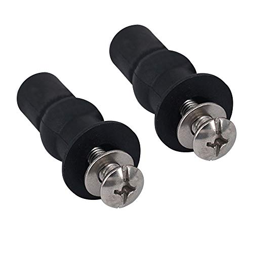 2 piezas Asientos WC Bisagra Accesorios Fijación Bisagra Asiento Tornillos Apto Para Todos Los Baños (18mm)