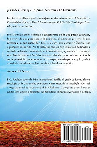 365 Citas para Vivir Su Vida: Palabras Sabias, Poderosas, Inspiradoras y Transformadoras de Vida para Iluminar Sus Días (Domine Su Mente, Transforme Su Vida)