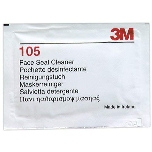 3M Toallitas limpiadoras para el sello facial, 105