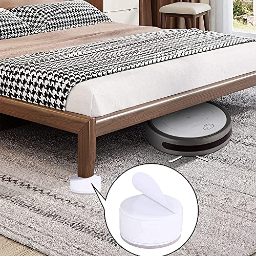 4PCS Patas para Muebles, Patas para Patas de Muebles, Pies Redondos para Mueble de Mesa, Patas Redondo Patas de Sofá, Elevadores para Camas en Acero al Carbono, para Muebles Sofá Mesa Estantes Cama