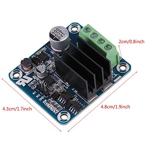 5 V-15 V 50 A Módulo Driver Motor DC Puente H MOSFET Corriente Elevé Solo Canal PWM con Enfriador Sólido para Automóvil Electronique