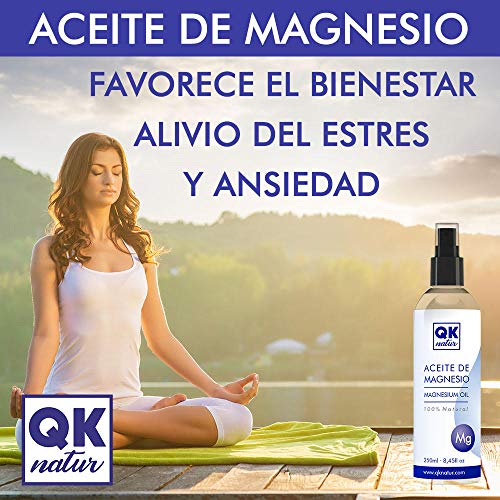 Aceite de magnesio 100% Puro- certificado BIO - pack de 1000ml +100ml + dosificador spray - Ideal para deportistas, articulaciones, relajación muscular, masajes