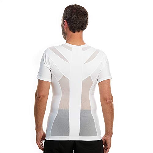 ActivePosture - Camiseta con Corrector de Postura para Espalda, Corrector de Hombros para Hombre, Cuenta con Tecnología Neuroband que Ayuda a Reducir Tensión, Dolor y Mejora la Postura.