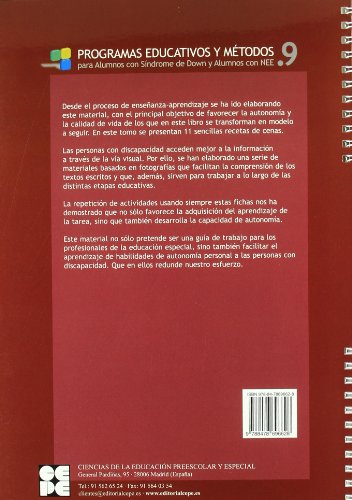 Actividades de autonomía personal en la vida diaria para personas con discapacidad. Cocinar cenas: Autonomía para personas con discapacidad: 9 (Vivir con síndrome de Down)