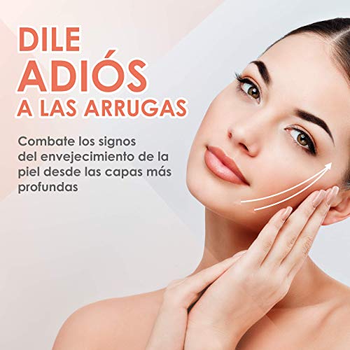 ADIÓS ARRUGAS | Previene y elimina las Arrugas | Piel más Hidratada, Firme y Rejuvenecida | Colágeno Hidrolizado + Ácido Hialurónico + Coenzima Q10 + Ácido Alfa Lipoico + Vitamina C | 50U.