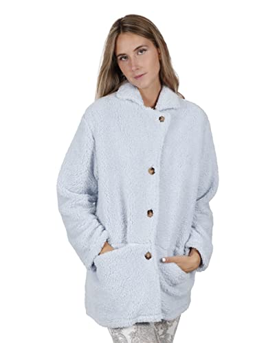 ADMAS Classic Bata Manga Larga Natural Cashmere para Mujer