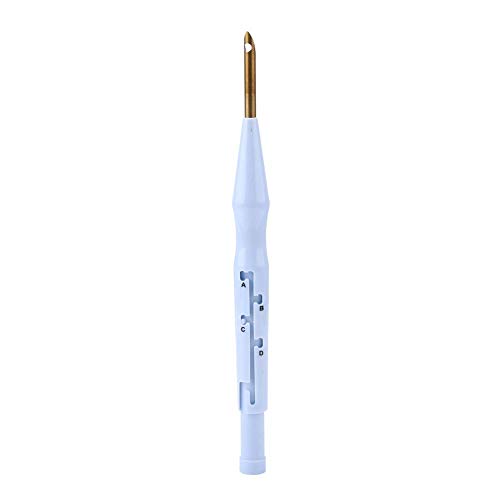 Agujas de coser bordado ajustable Punch Needle Pen Tool para coser apliques adorno