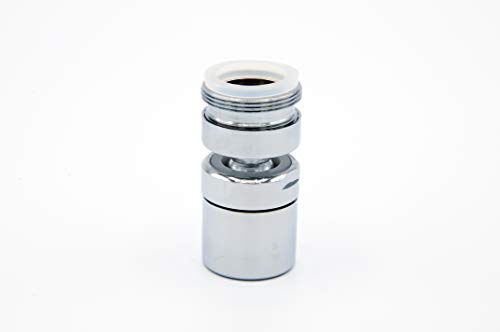 Aireador para Grifo de Cocina, Baño, fregadero - Ahorro de agua - Atomizador difusor de grifo - Hembra H22-1 Modo de flujo de agua (Adaptador macho M24)