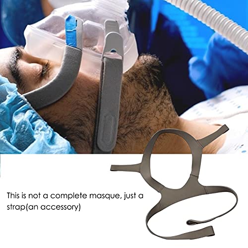 Airfit P10 Arnés, Correas Elásticas Antideslizantes para El Arnés, Correas De Nailon Cpap, Cubiertas De Correas para La Cabeza, Máscara Nasal Suave para Cpap para AirFit P10