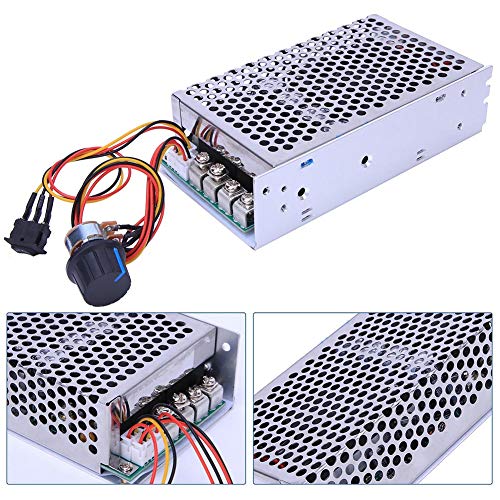 Akozon DC Motor Speed ​​Controller PWM Interruptor de Control Gobernador 10-50V 100A 5000W