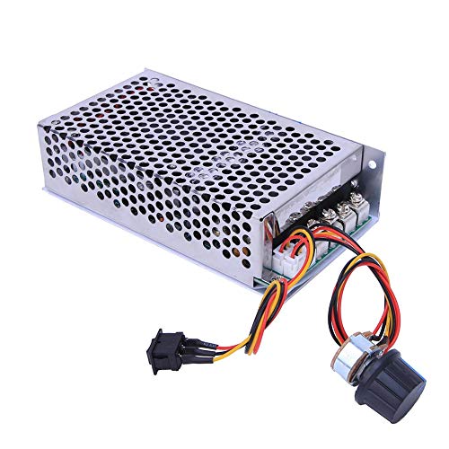 Akozon DC Motor Speed ​​Controller PWM Interruptor de Control Gobernador 10-50V 100A 5000W