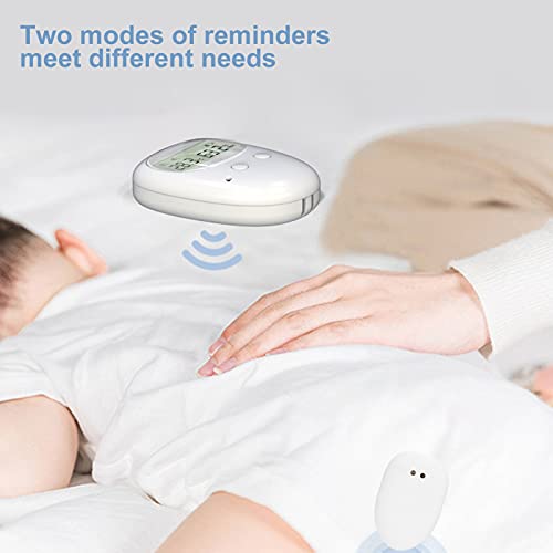 Alarma De Enuresis, Inalámbrica Vibratoria Inalámbrica De Noche Alarma De Enuresis USB Recargable Alarma De Vibración De Sonido Sensor De Enuresis Nocturna Para Ancianos Niños Y Bebés