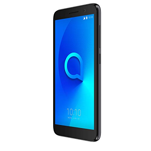 Alcatel 5033D 1 2019, Smartphone - Pantalla 5" - Cámara trasera 5MP y frontal (selfie) 2MP - Memoria 8GB ROM + 1 RAM - Negro [Versión ES/PT]