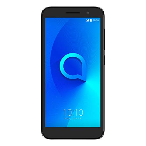 Alcatel 5033D 1 2019, Smartphone - Pantalla 5" - Cámara trasera 5MP y frontal (selfie) 2MP - Memoria 8GB ROM + 1 RAM - Negro [Versión ES/PT]