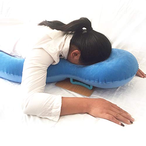 Almohada Boca Abajo Para Post Vitrectomía, Cojín Inflable Para Dormir Retina Almohada Para Acostarse Almohada De Apoyo Para La Cabeza Y Los Hombros Para Pacientes Con Desprendimiento De Retina