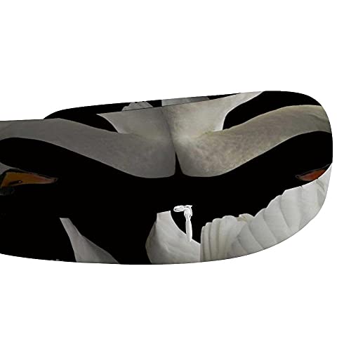 Almohada Cervical Viaje, U Shape Cojin Cuello Viscoelastica, Almohada Antironquidos, Almohada Ortopédic, para el Aeroplano, el hogar, el Oficina (Cisne)