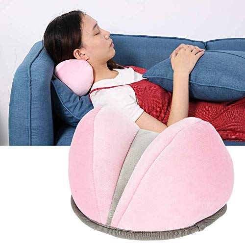 Almohada de viaje blanda, almohada cervical ortopédica, media luna para nuca, Hws, con función de apoyo para hombros, rigidez, cuello, columna cervical