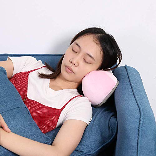 Almohada de viaje blanda, almohada cervical ortopédica, media luna para nuca, Hws, con función de apoyo para hombros, rigidez, cuello, columna cervical