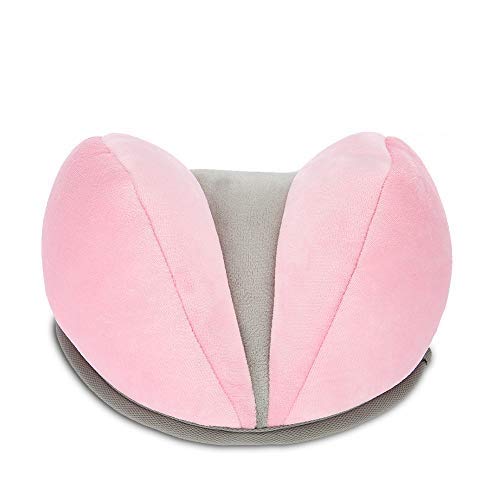 Almohada de viaje blanda, almohada cervical ortopédica, media luna para nuca, Hws, con función de apoyo para hombros, rigidez, cuello, columna cervical