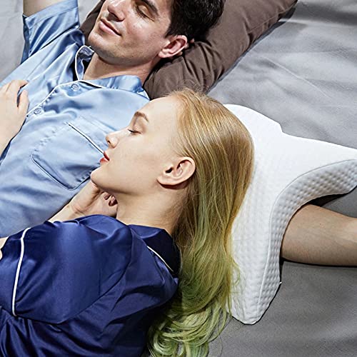 Almohada para Brazo, Almohada viscoelástica con Forma de túnel para Alivio de la presión en el Brazo al Dormir de Lado o en Pareja.