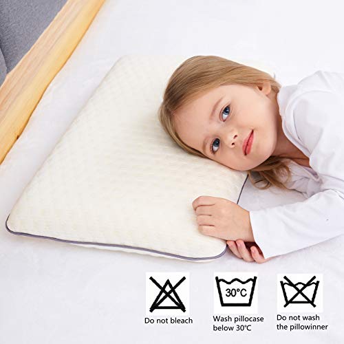 Almohada para niños Almohada para niños con espuma viscoelástica Almohada hipoalergénica Almohada para niños para niños (3-8 años)