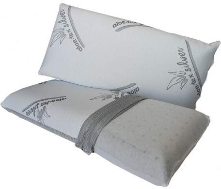 Almohada Viaje (45 CM) VISCO-ELÁSTICA DE Carbono Activo - Tex-Silver -