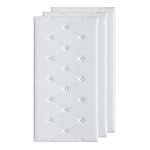 Almohadilla De Aislamiento Acústico Paneles De Pared Autoadhesivo, Cabecero De Cama Tapizado Placas Antihumedad Paneles Decorativos, Decoración De Fondo De Pared-Papel Pintado 3D -Piedra Vinilos de