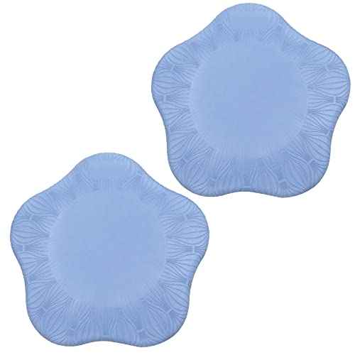 Almohadillas Cojín Rodilla Yoga Esterilla - 2 Pcs Knee Pad for Yoga, Yoga Matt for Pilates, Yoga Knee Pad, Yoga Knee Pillow, Non-Slip and Soft Para Rodillas, Manos, Muñecas y Codos - Light Blue.