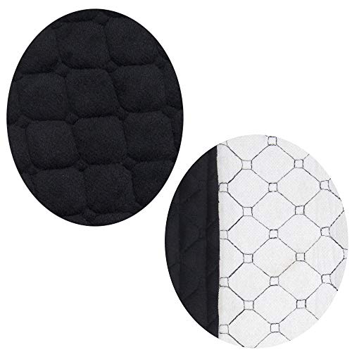 Almohadillas para Cinturón de Seguridad，4 Piezas Protector Cinturon Coche，Material de Gamuza Suave Y Cómoda para Proteger Su Cuello Y Hombros (Black)