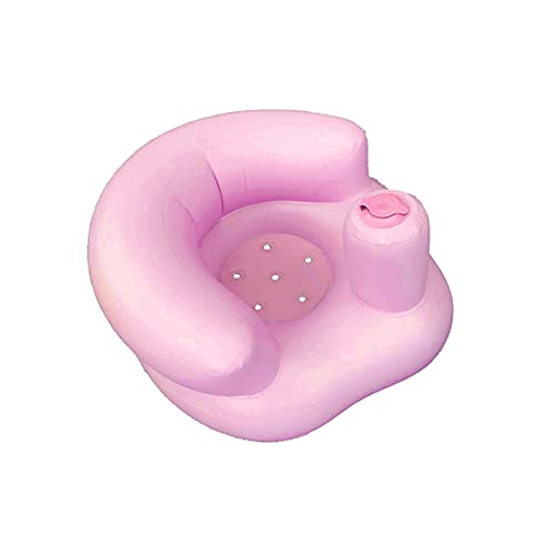 ALUNVA Silla de baño Sofá for niños Inflable Silla portátil Baby Baby Baby Asiento Baby Baby Baby Holunger for Kids Beach Sillón Niño Taburete (Color : Pink)