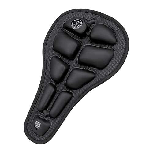 Amagogo Cómoda Funda para Asiento de Bicicleta Funda Antideslizante para Almohadilla de Bicicleta de montaña Esponja 3D Cojín Suave para Silla de Montar