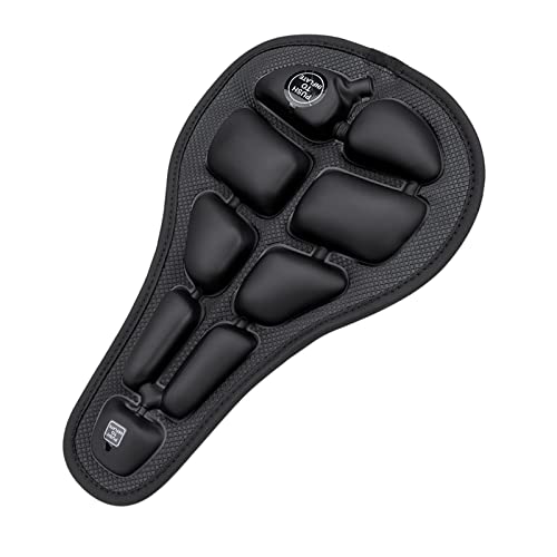 Amagogo Cómoda Funda para Asiento de Bicicleta Funda Antideslizante para Almohadilla de Bicicleta de montaña Esponja 3D Cojín Suave para Silla de Montar