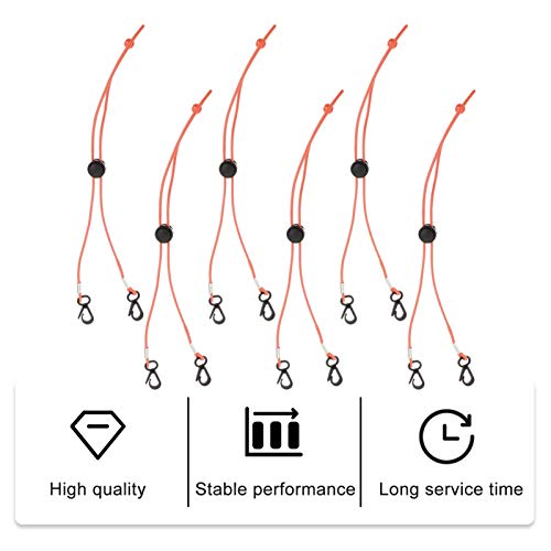 Angoily 6 Unids Anti-Perdida Cordón Ajustable Cara Boca Cubierta Gafas de Sol Correa de Soporte Anteojos Cordón para El Cuello Suspensión de Cuerda Retenedor de Gafas Correa Cordones