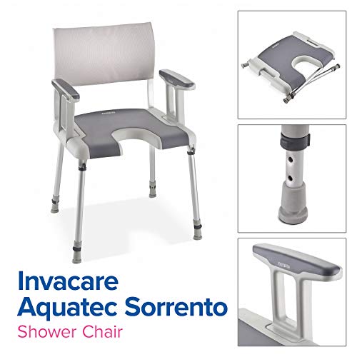 Aquatec® Sorrento silla de ducha con Recorte higiénico