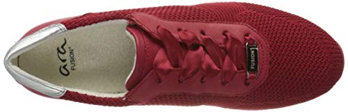 ara LISSABON, Zapatillas Mujer, Rojo, Rojo, Plata 05, 37 EU