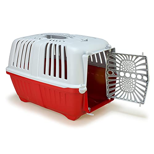 Arquivet Transportin Pratiko - para Mascotas pequeñas - Transporte de plástico para tu Mascota - Perros Adultos, Cachorros, Gatos y Otros - 48 x 31,5 x 33 cm