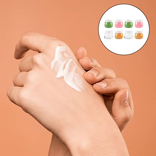 Artibetter 8 Unids Vacíos Recipientes Cosméticos 10G Tiros de Crema con Tapa a Prueba de Fugas Maquillaje Muestra Frascos Frascos Crema Botellas para Crema De Loción Cuentas De Personas De