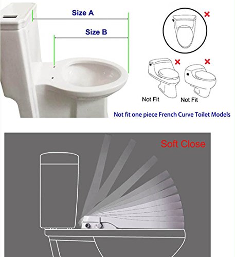 Asiento para inodoro con función bidé manual, de la marca Hibbent, blanco