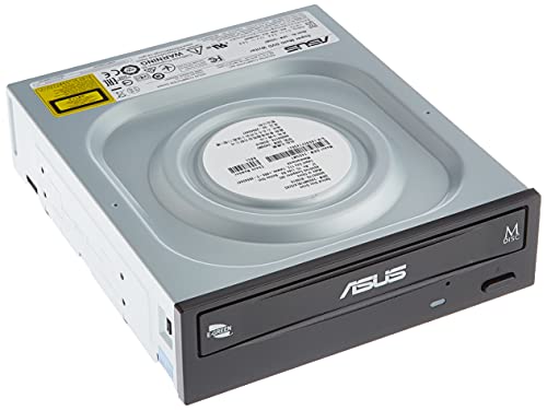 ASUS DRW-24D5MT - Grabadora de DVD 24X, compatibilidad con M-Disc, encriptación de Disco, Almacenamiento Web Ilimitado (12 Meses), Nero Backitup, E-Green, E-Media