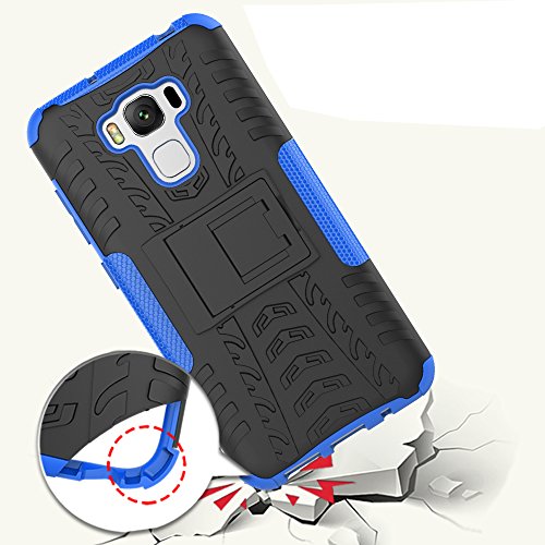 Asus Zenfone 3 Max ZC553KL (5.5") Funda, FoneExpert® Heavy Duty silicona híbrida con soporte Cáscara de Cubierta Protectora de Doble Capa Funda Caso para Asus Zenfone 3 Max ZC553KL (5.5")