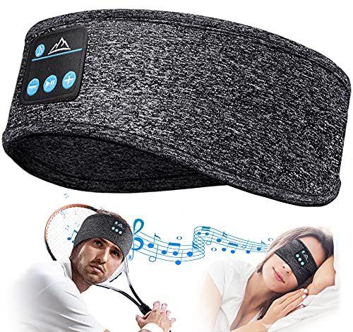 Auriculares para Dormir Regalos Originales para Hombre Mujer - Amigo Invisible Regalos Antifaz para Dormir Auriculares para Dormir con Ultrafinos HD Estéreo Altavoces, Orejeras Antiruido para Dormir